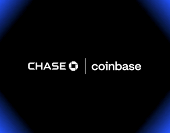 a logo on a black background